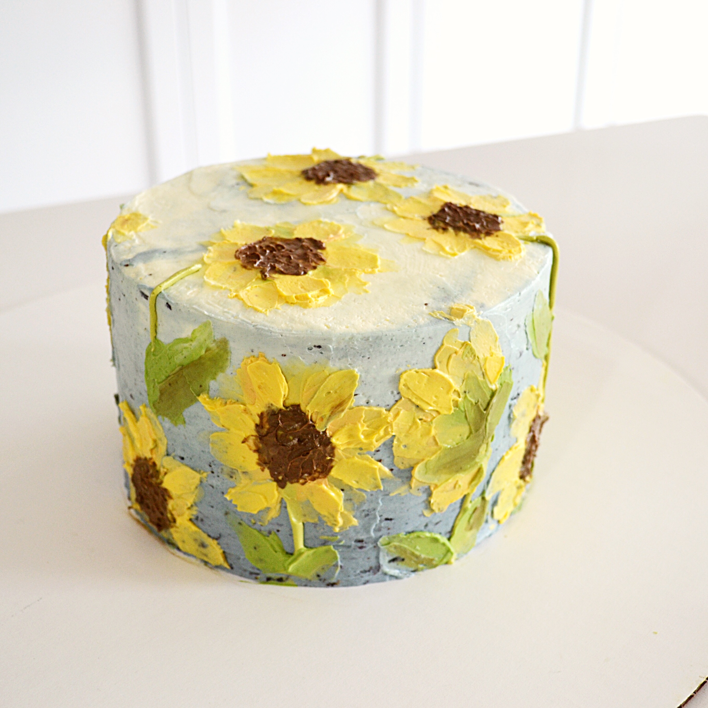 sunflower cake ally bakes